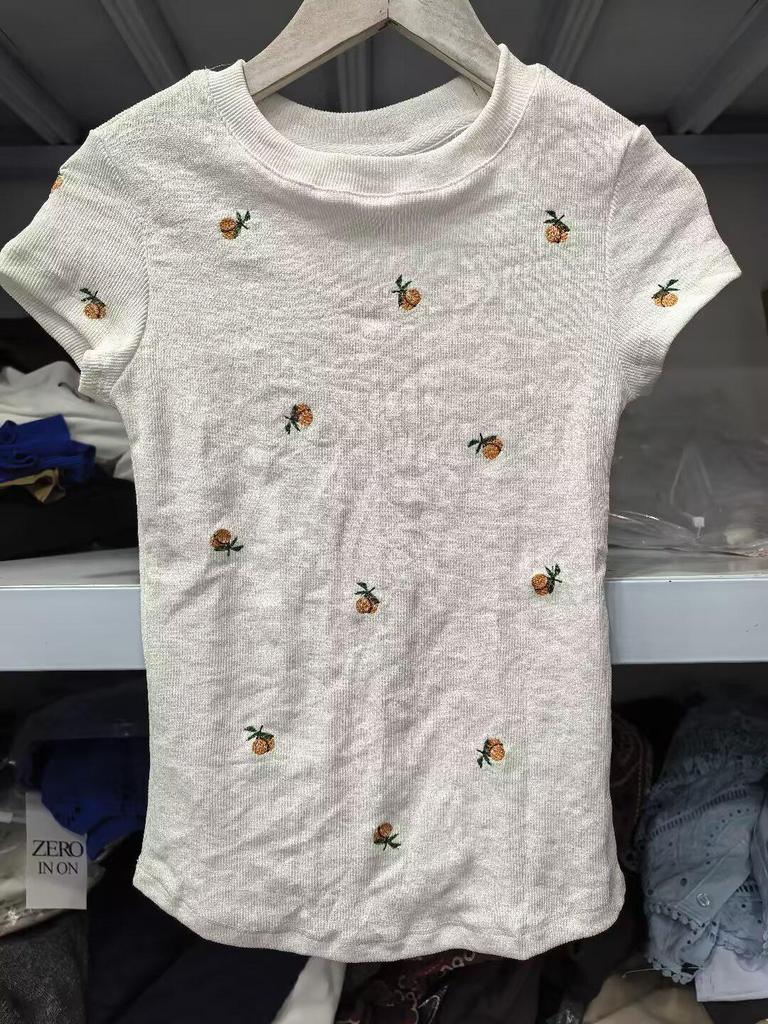 Women's 2022 Summer Fashion Printed Round Neck Short-Sleeve T-Shirt