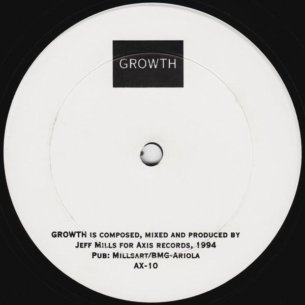 12inch Record JEFF MILLS - Growth AX10 1995 US Dance & Electronica Used