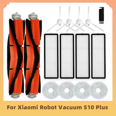 For Xiaomi Robot Vacuum S10 Plus Replacement Spare Parts Accessories Main Side Brush Hepa Filter Mop Rag Cloth