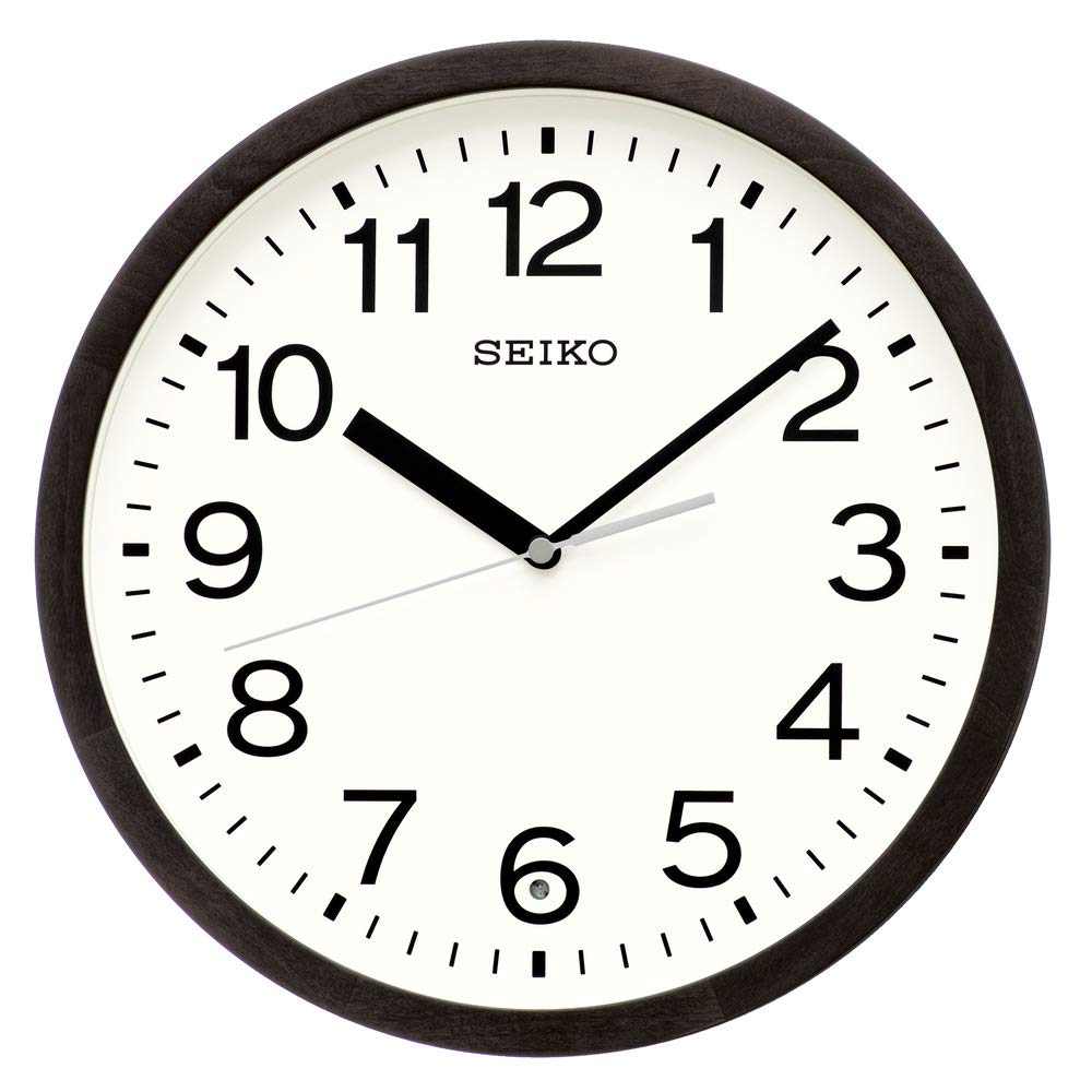 

Seiko Clock KX249K Natural Wood Wall Diameter x Clock, Radio-Controlled, Analog, 30.0 4.7cm