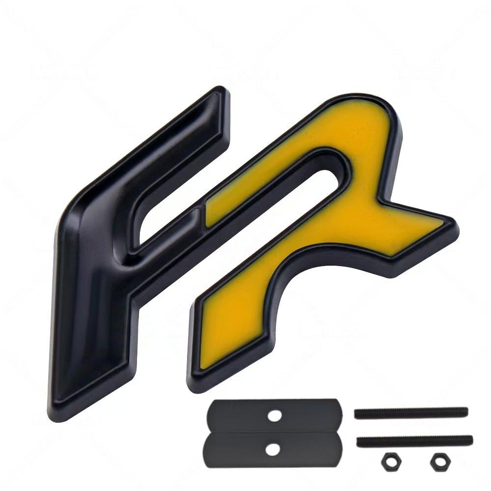 3D Metal FR Logo Badge Sticker Side Fender Rear Trunk Emblem Decal High-Quality Automotive Accessories