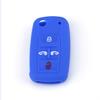 Silicone Car Key Cover Case For 4 Buttons VW Volkswagen Sharan Multivan T5 Caravelle MPV Auto Folding Fob Cover Replacement