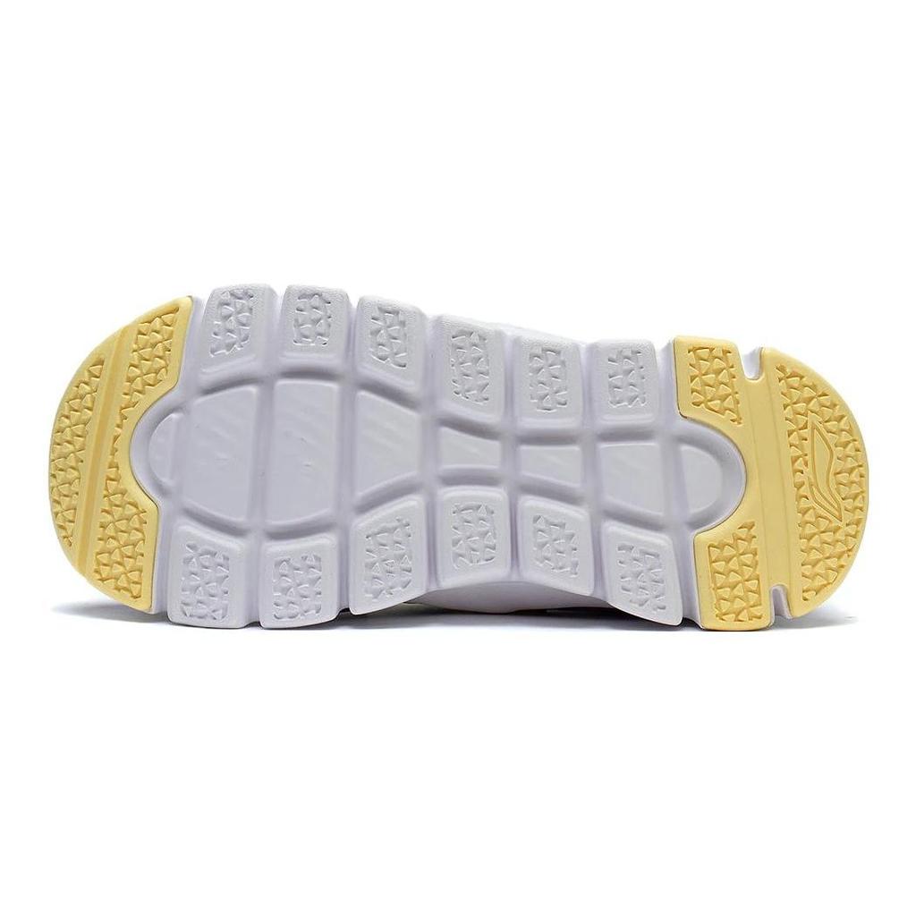 Li Ning Anti-Slip Shock Absorbing Wear-Resistant Casual Shoes Kids Shoes Black Purple White YKNT018-2