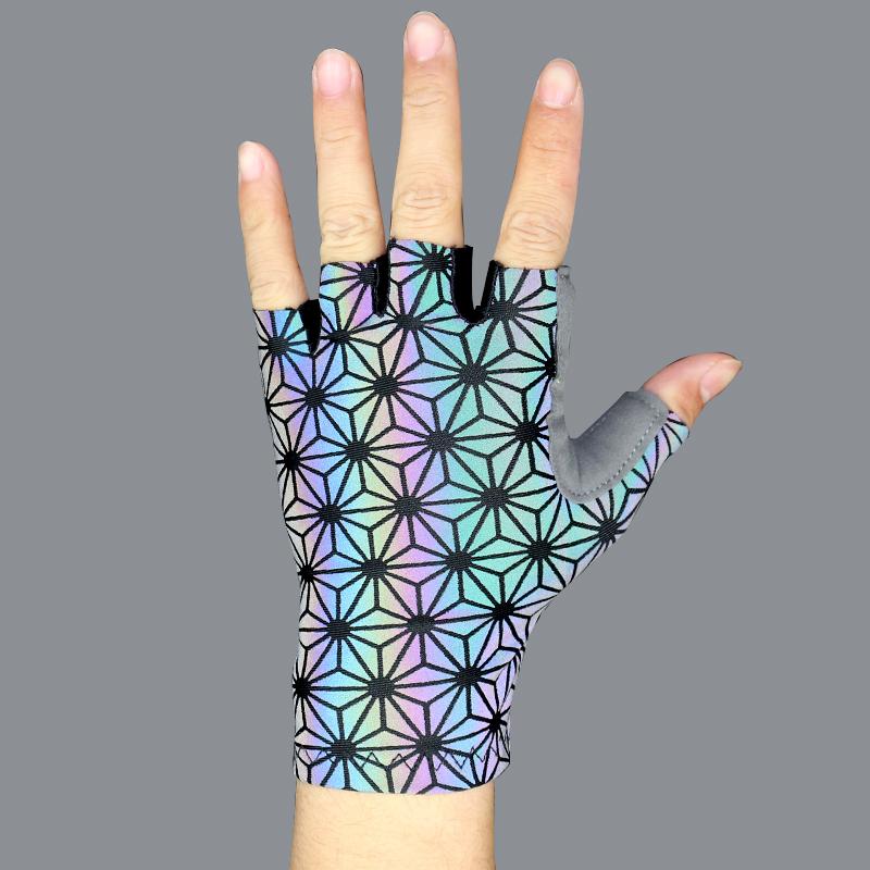 Sports Luminous Cycling Gloves Men and Women Outdoor Sports Luminous Bike Gloves