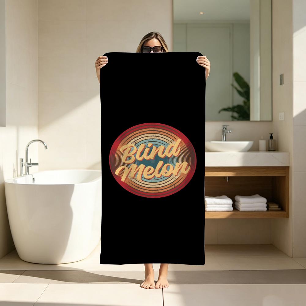 Rock Bands LOGO B-BlindS MelonS Towel ultra-fine fiber quick drying absorbent bath towel, outdoor swimming sports towel