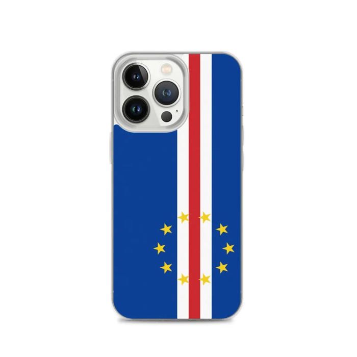 Custodia per iPhone - Cap-Vert - Drapeau - Souple - Multicolore - TPU Trasparente