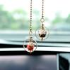 Ciondolo per Auto Gatto Portafortuna Decorazione Specchietto Retrovisore Ceramica Lega Accessori Cruscotto Regalo