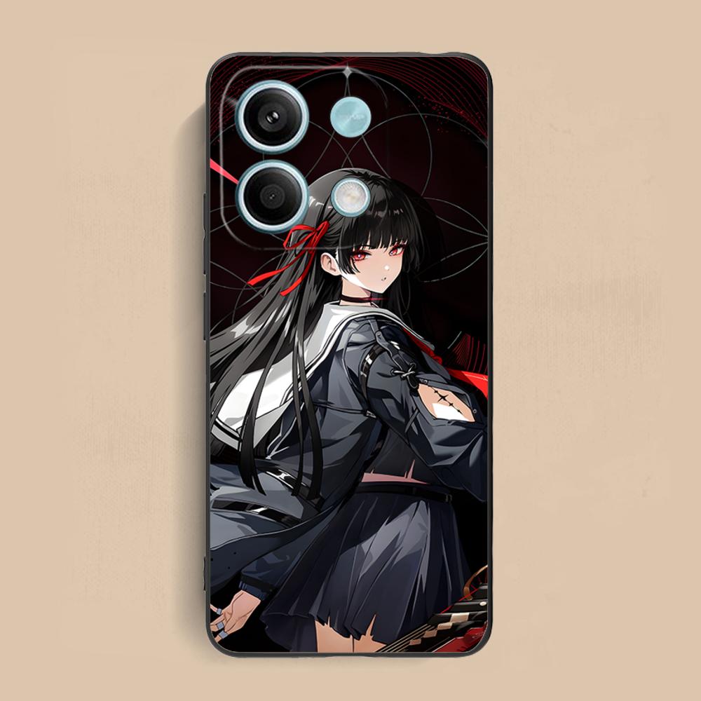 Wuthering Waves Chisa Phone Case for Xiaomi Redmi 15 14 13 12 A5 3 2 1 C Plus 4G 5G Soft TPU Shockproof Cover