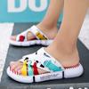 Men's Slippers Colorful Black Summer Sandals for Man Casual Canvas Loafers Shoes Soft Platform Designer Shoes  Zapatillas Hombre