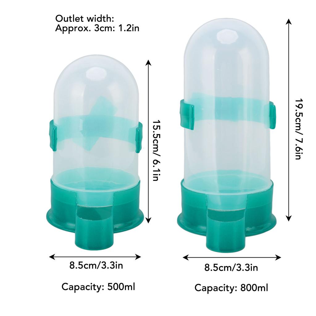 Pigeon Food Water Feeder Plastic Convenient Large Capacity Automatic Bird Drinking Feeder for Bird Cage