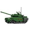 Vojenský WW2 MOC Armádní hlavní bojový tank Obrněné vozidlo Stíhačka Vojáci Figurky Stavebnice Kostky Sada Pro Děti Hračky