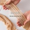 Women's Ultra-Thin Plus Size Anti-Snag Flesh-Colored Stockings for Summer with Peach-Enhancing Fit