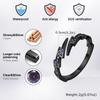 Vnox Gothic Black Lightning Open Ring for Men Women,Stylish Purple Cubic Zircon Stones Finger Band, Adjustable Fashion Jewelry