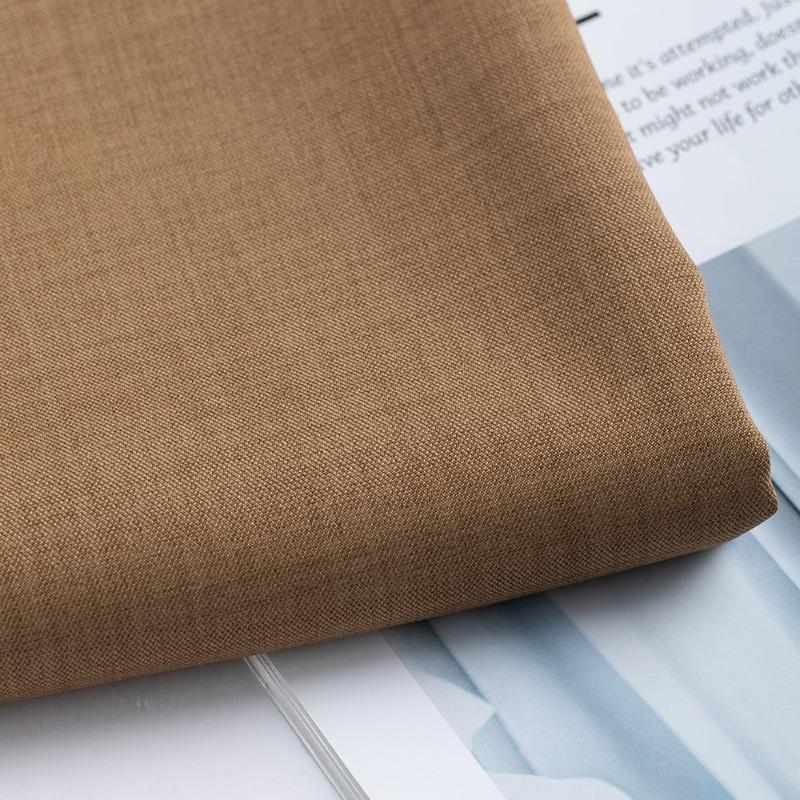 Polyester Anzugstoff Leichte Zweifarbigkeit Knitterarm Pro Meter für Herren/'s JK Hemd Uniform DIY Damen/'s Stoff Nähen Weiß