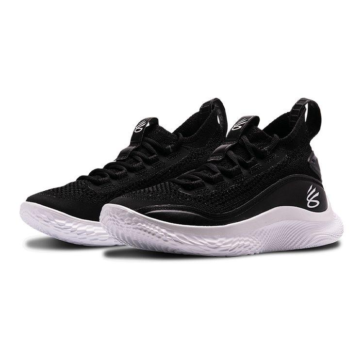 Under Armour Curry Flow 8 Black White GS 3023527-002