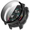Gehärtete Glasfolie Integriertes PC-Schutzgehäuse für Suunto Nautic S, Leichte einfache Montage Kratzfester Uhrenschutz