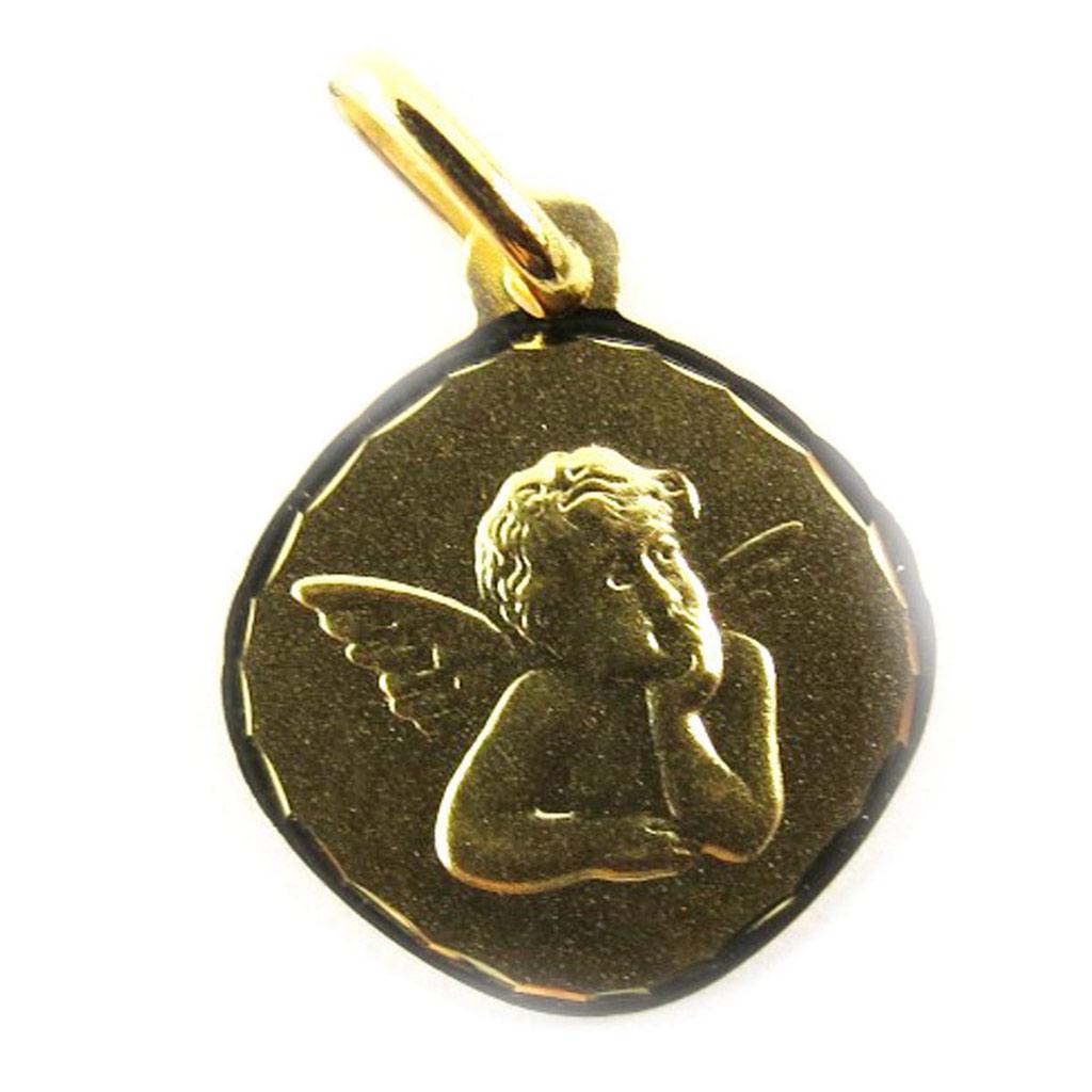 Les Trésors De Lily [J5206] - 'Little Angel' Pendant (Gold - 9 Carats)