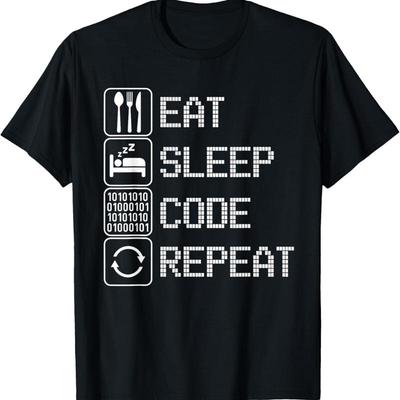 Code Funny Software Dev T Shirt - Men's Summer Cotton Graphic Tee