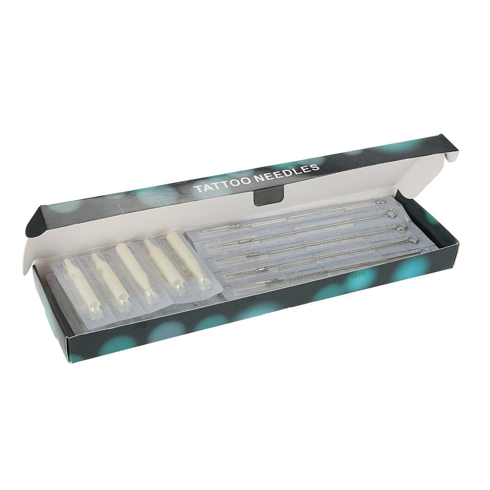 Одноразовые тату-типсы Набор игл из нержавеющей стали Стерилизованный инструмент для татуировок 15Rl 15RT 15RL + 15RT