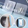 New Multi-Purpose Hooks 5/10 Pairs Double-sided Adhesive Wall Hooks Waterproof Clothes Hats Towel Hooks Kitchen Bath Door Hooks
