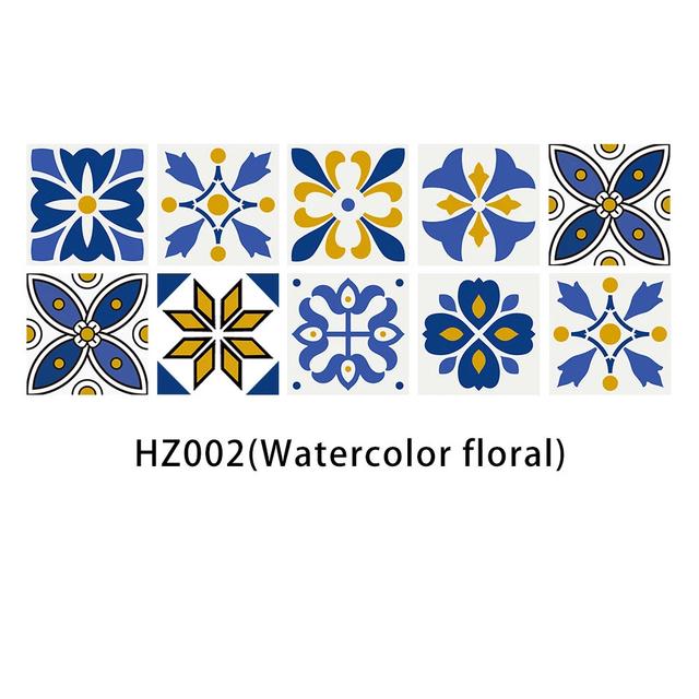 10-Sheet Peel and Stick Self Adhesive Removable Wallpaper Stick On Kitchen Backsplash Bathroom 3D Wall Sticker Tiles