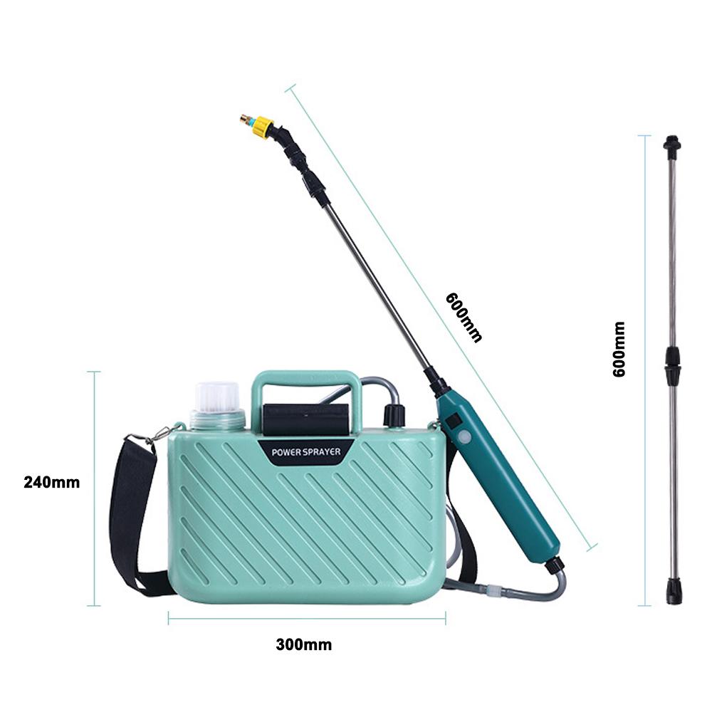 Elektrischer Gartenbewässerer Gartenpflanzen Bewässerungsgerät Blumensprühmaschine Teleskopstange