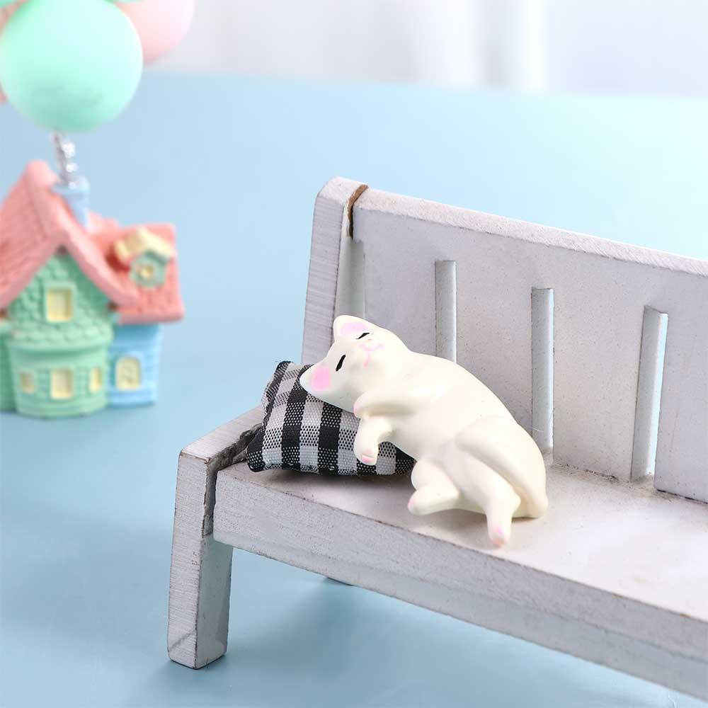 Simulation Cat Resin  Accessories Resin Lazy Cat Miniatures  Home Decor