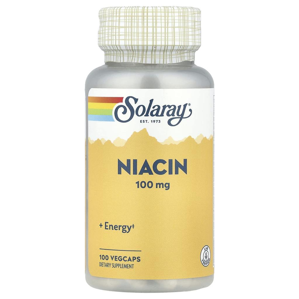 Niacin, 100 Mg, 100 Veggie Caps
