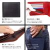 Bifold Wallet Made in Japan Glen Check 4OO3458 [Tochigi Leder] Herren (Grün)