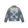 OFF WHITE Luchthaven Tape Denim Jas OMYE005S203860037388