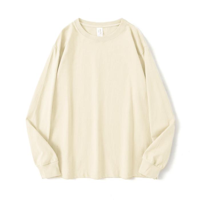 

Весна Осінь Однотонні Бавовняні Футболки Жіночі Хараджуку Оверсайз Довгий Рукав Y2k Топи Унісекс Корейський Вуличний Одяг Повсякденна Базова Футболка Жіноча Хороша Якість 3XL коричневий