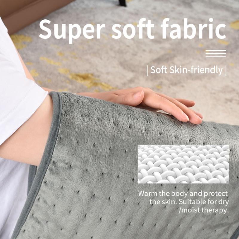 Portable Electric Heating Pad  Menstrual Pain Relief Abdomen Warm Pad Hook & Loop Design Body Relax Massager