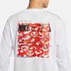 Nike Sportswear Logo Patch Long Sleeve T-Shirt Men Tops White DZ2897-100