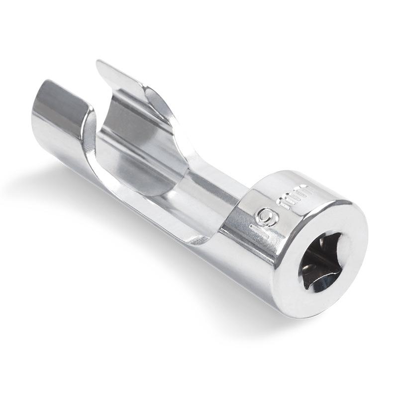 Diesel Injector Fuel Line Socket Wrench 10Mm-19Mm Open Oil Pipe Removal Sleeve Union Nut Socket Adapter Hand Tool