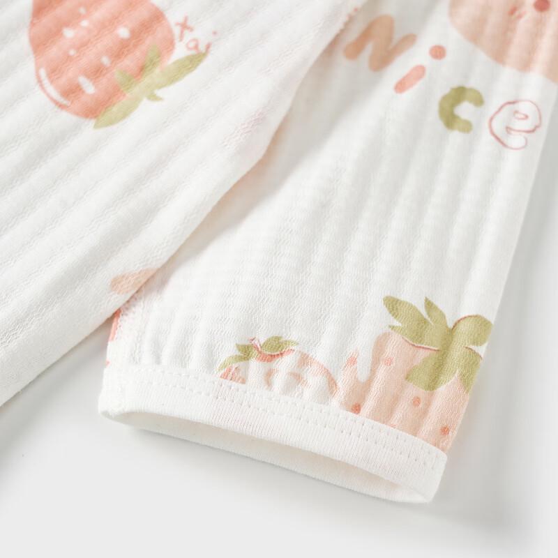 TONGTAI Baby Pure Cotton Summer Kimono Bodysuit