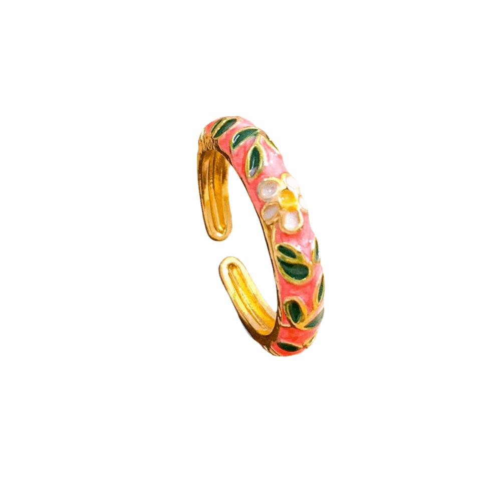 Classic Vintage Geometric Rings Bohemian-Style Gold Plated Ring  Wedding