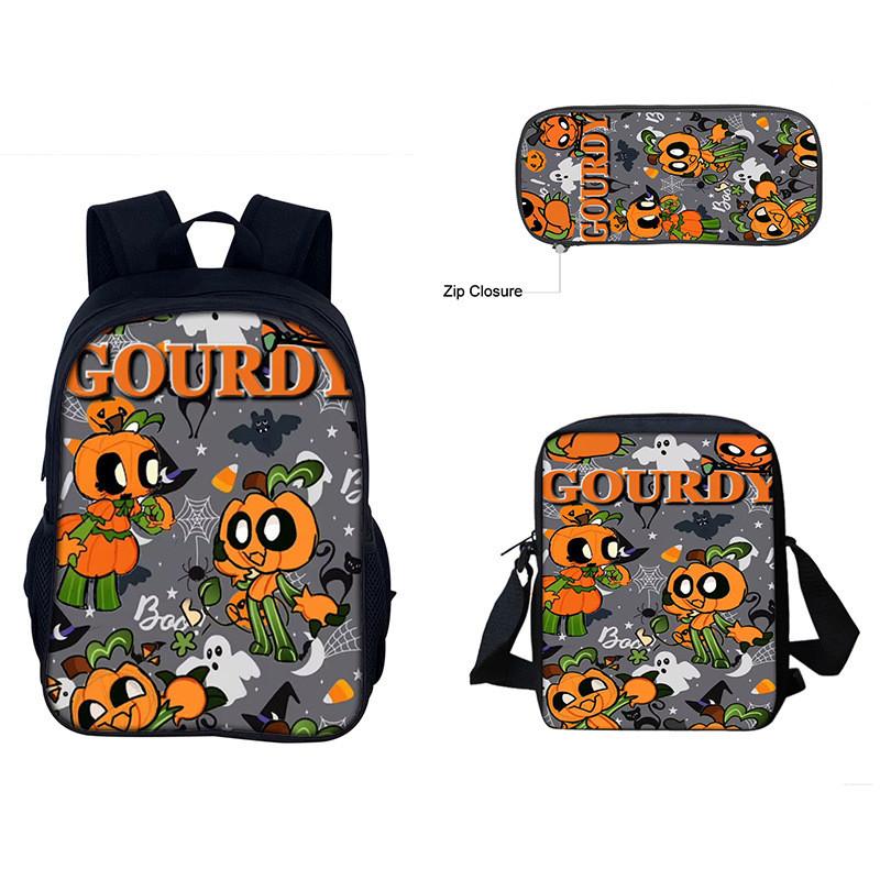 Dandys World Gourdy Childrens Backpack Pack With Cartoon Print And Waterresistant Material For Students