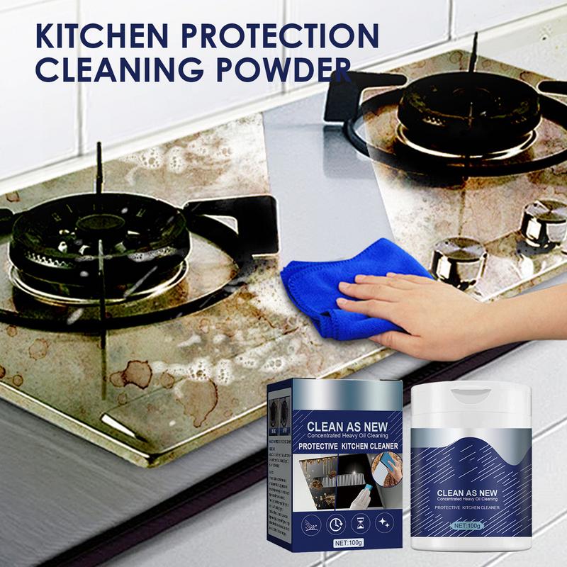 100g Mof Chef Cleaner Powder-Heavy Oil Stain Powder Cleaner All Purpose Stain Remover Heavy Oil Cleaning Remover for kitchen China Mainland