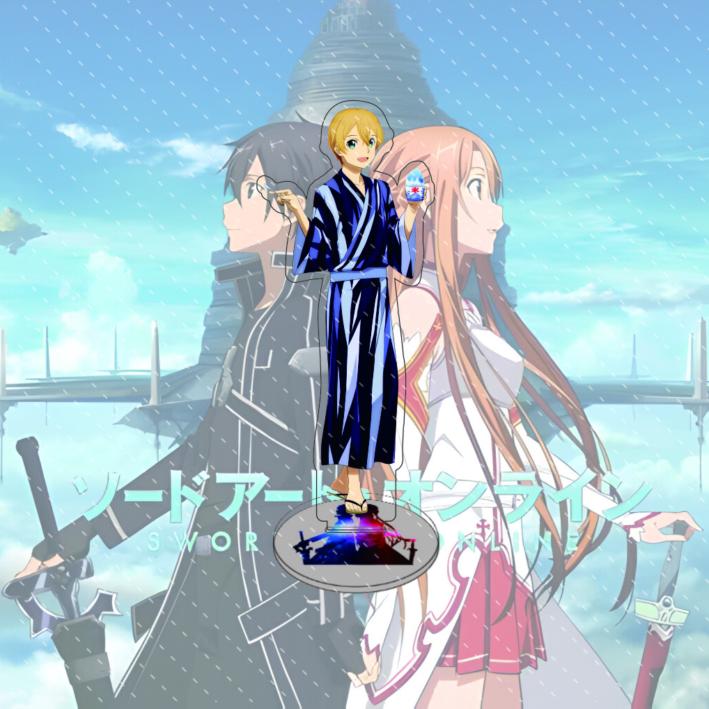 Anime Sword Art Online 15cm Acryl-Ständer Modell Action Schreibtischdekoration Sammlergeschenk