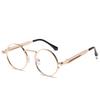 Punk Style Sunglasses, Retro Spring Metal Glasses Legs Personalized Sunglasses Women'S Reflective Sunglasses 8478