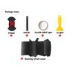 For Subaru WRX STI Levorg 2015- DIY Non-slip Super-fine Car Steering Wheel Cover Red Mark Soft Suede Interior