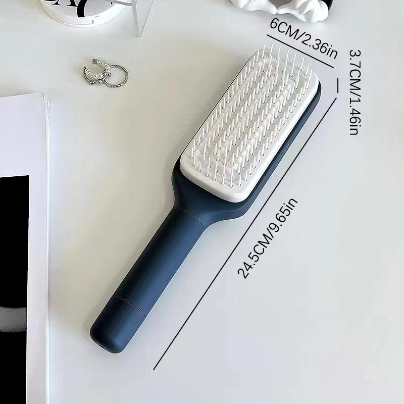 

Massage Airbag Comb Straight Hair Comb Rotation Handles Cleaning Hair Loss Anti-Static Hairbrush Self Cleaning Comb For Women