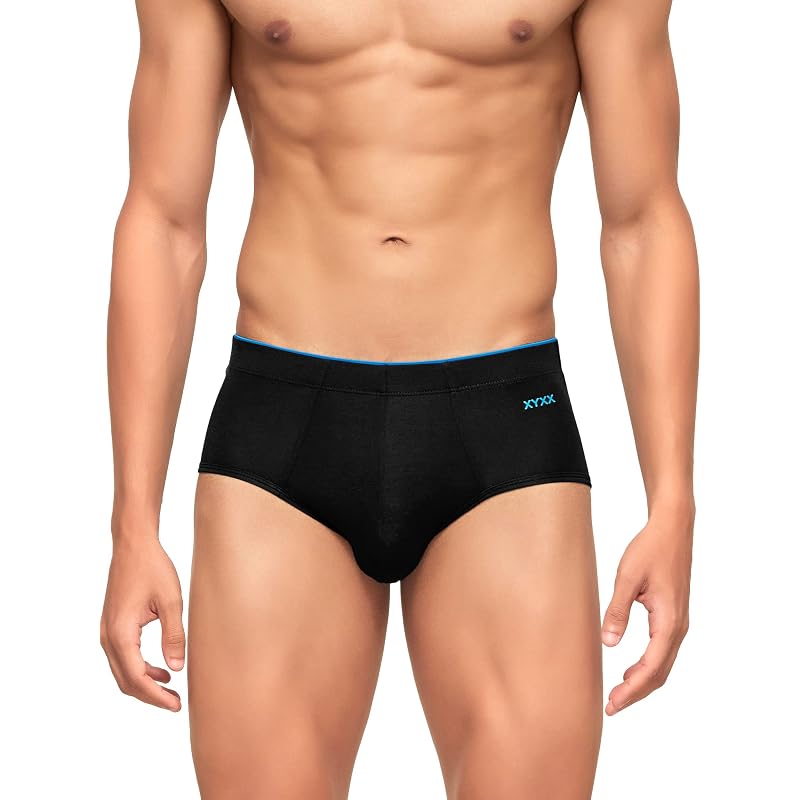 XYXX Men' Underwear Uno IntelliSoft Antimicrobial Micro Modal Brief Pack of (Dress; Dress; Dress; B