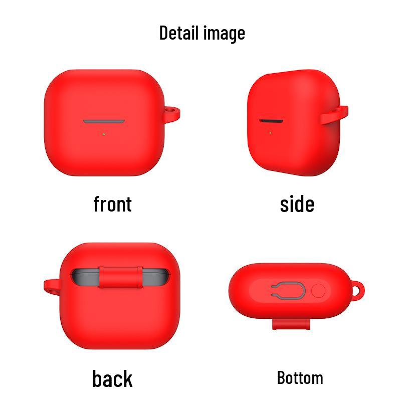 Samsung Buds 3 Pro Silicone Protective Case: Soft, Transparent Earbud Cover for Galaxy Buds 3