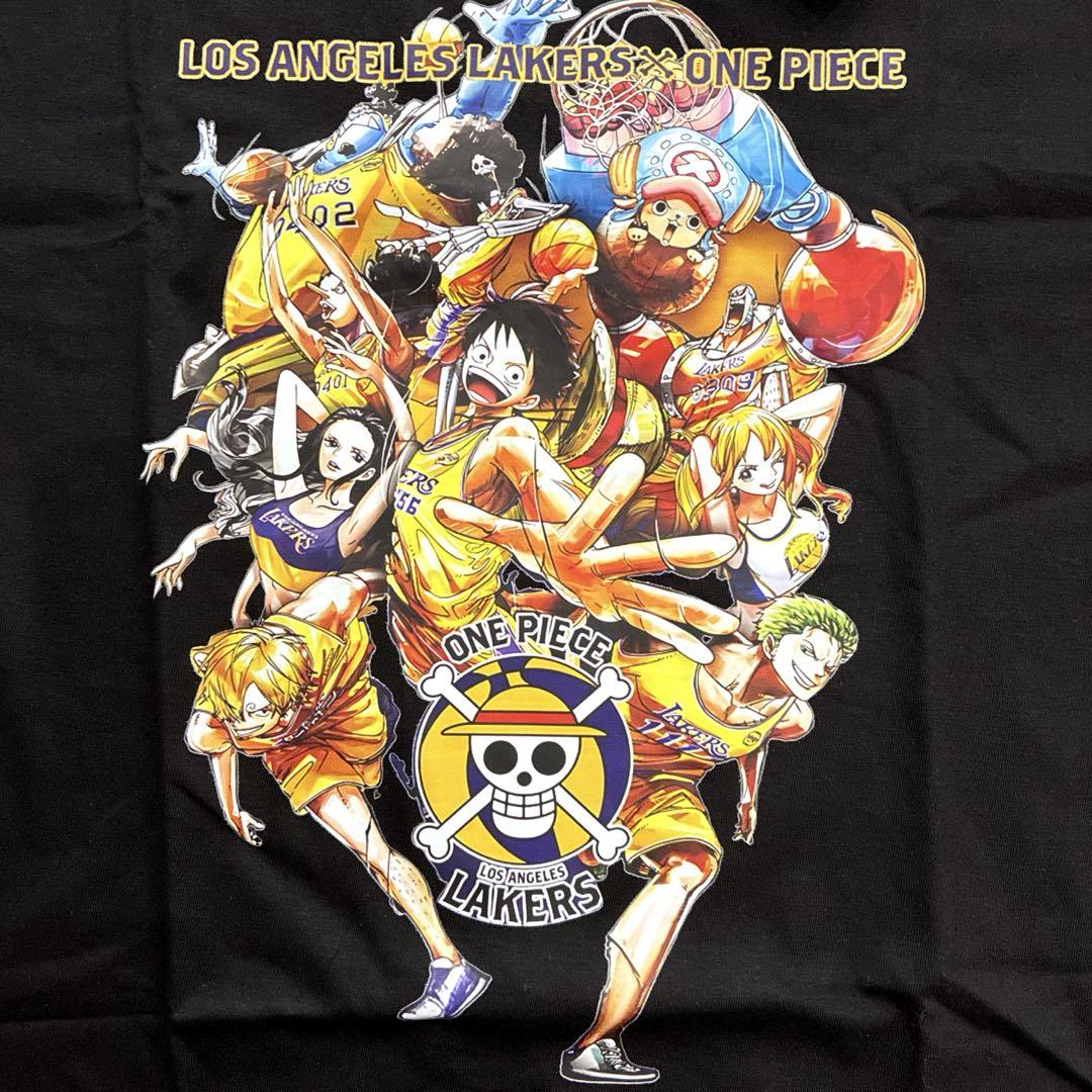 

[Б/У] Аниме футболка One Piece Lakers Пираты Соломенной Шляпы Луффи Нами Зоро Санджи