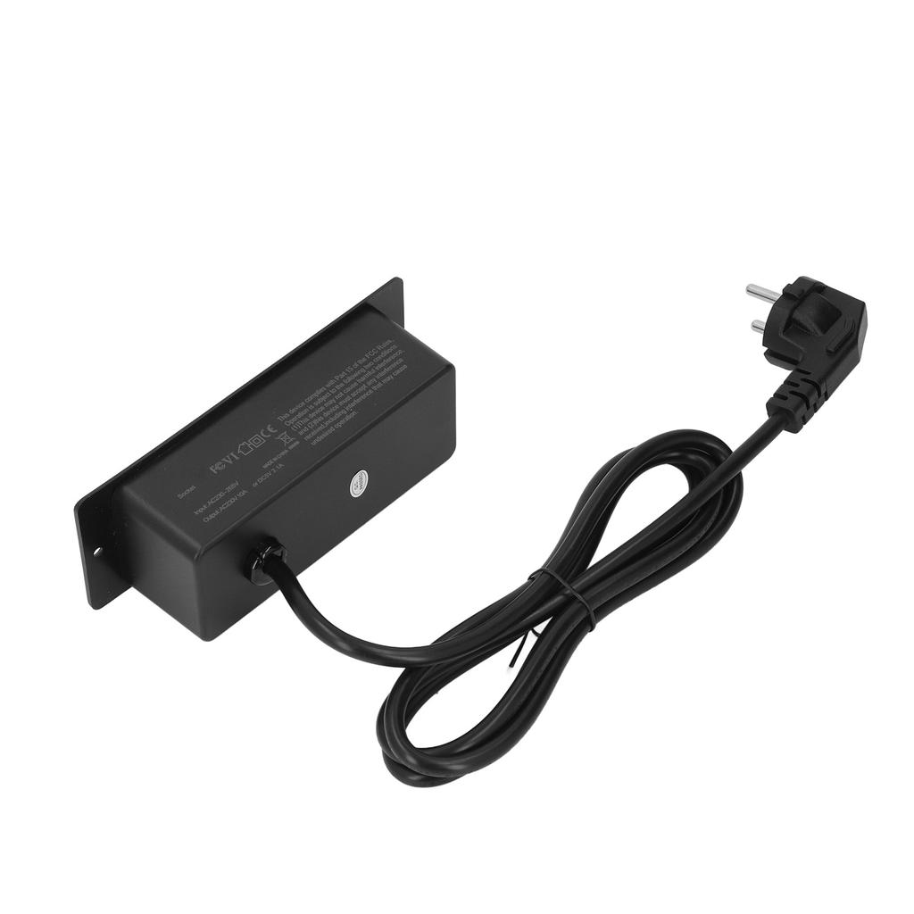 Embedded Power Outlet 2 USB 2  10A Ports Recessed Desk Socket In Desk Power Hub with 1.5m Cable