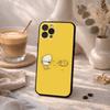 Funny Cute Food Fancy Phone Case For iPhone17,16,15,14,13,12Plus,Pro Max,XS,5G Soft Silicone Black Cover