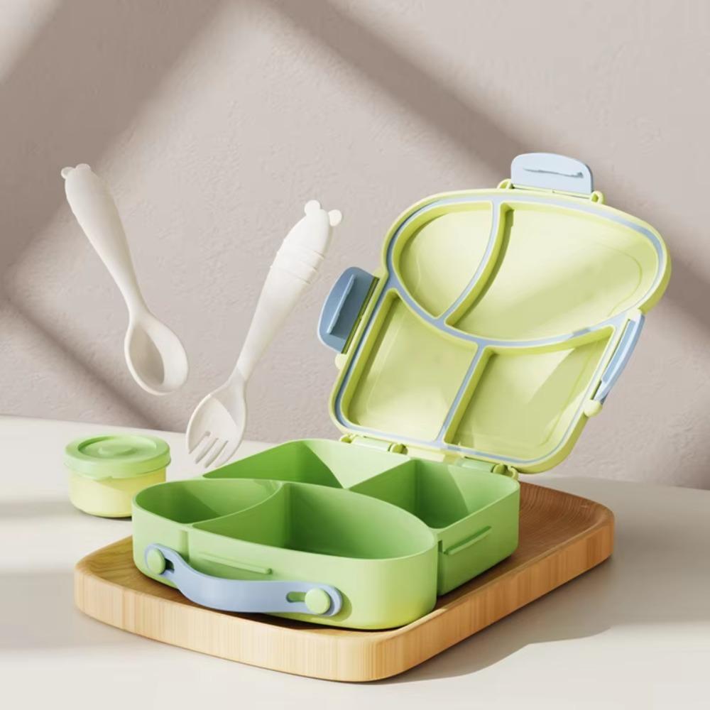 

Toast Shape Lunch Box Handheld Storage Containers Tableware Food Container Kitchen жёлтый