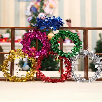 Barras de colores navideñas ornamentales, decoración navideña ligera y creativa