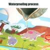 Children Diy Sticker Book Bubble Scene Sticker Jelly Paste Toy Kids Portable Reusable Quiet Busy Paste A Book
